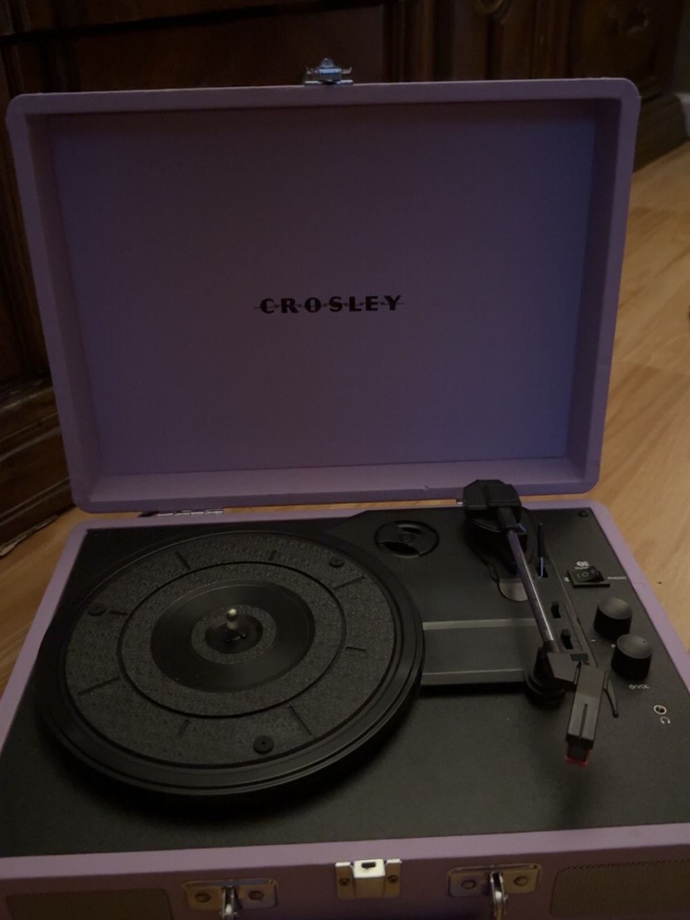 Crosley Purple Portable Suitcase Record Player